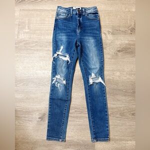 •WAX JEAN• DISTRESSED SKINNY JEANS